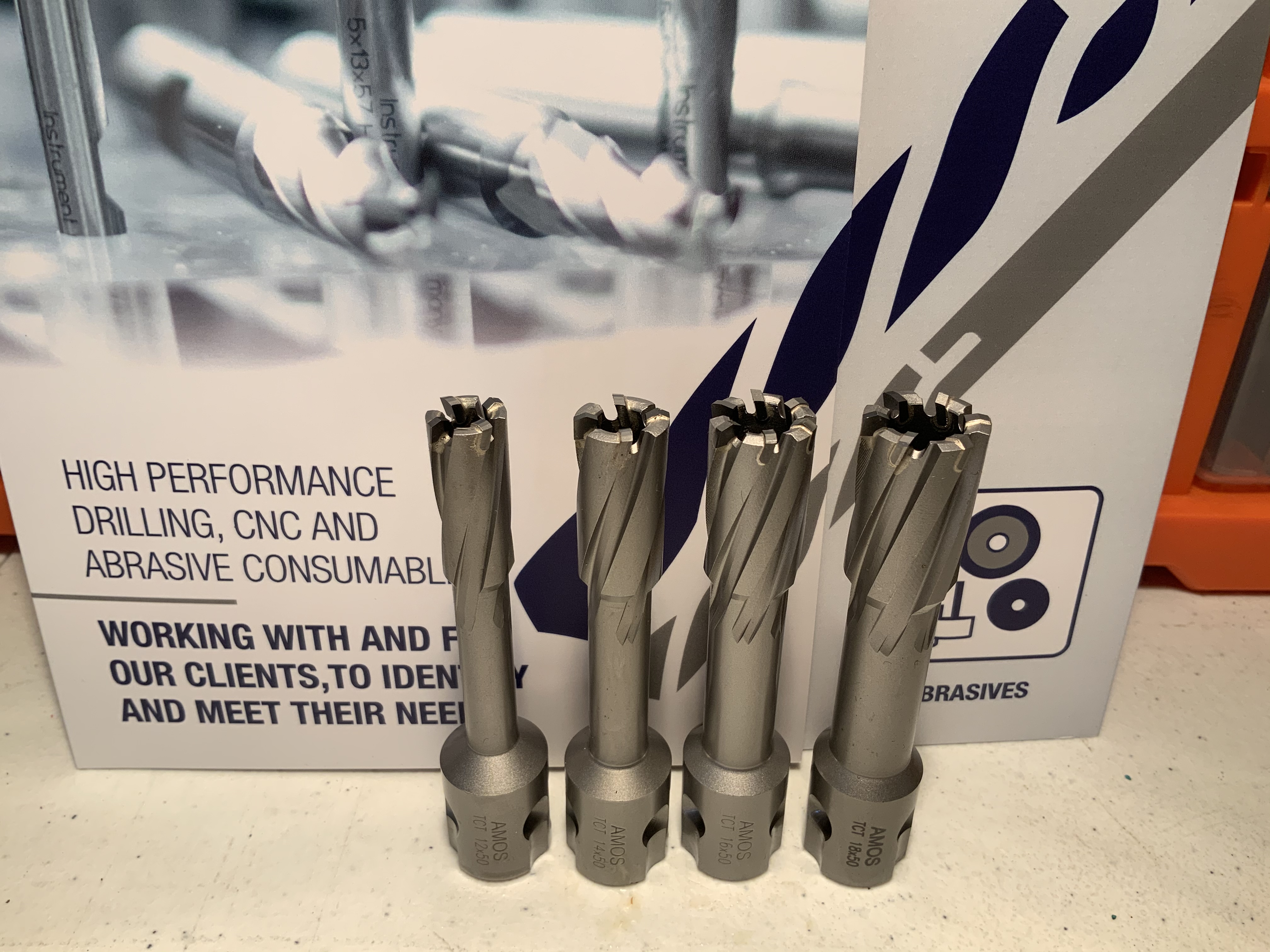 TCT BROACH CUTTERS, 50MM DEPTH Amos Industries