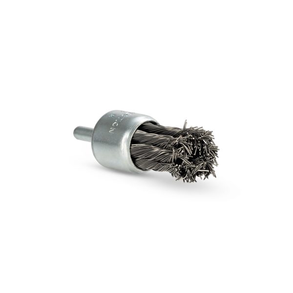 TWISTED WIRE BRUSH WITH SHAFT